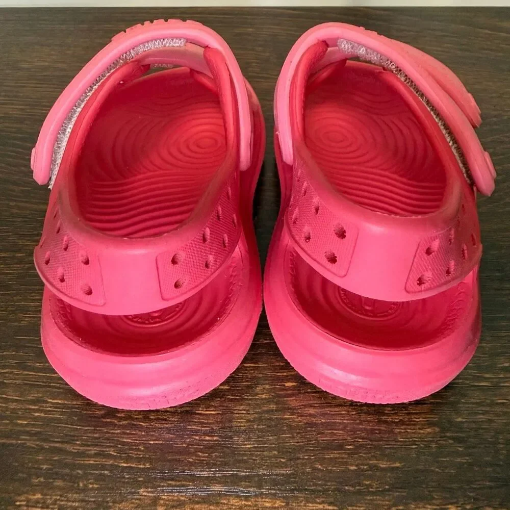Native Chase pink adjustable straps rubber sandal size C4 – 5 inch